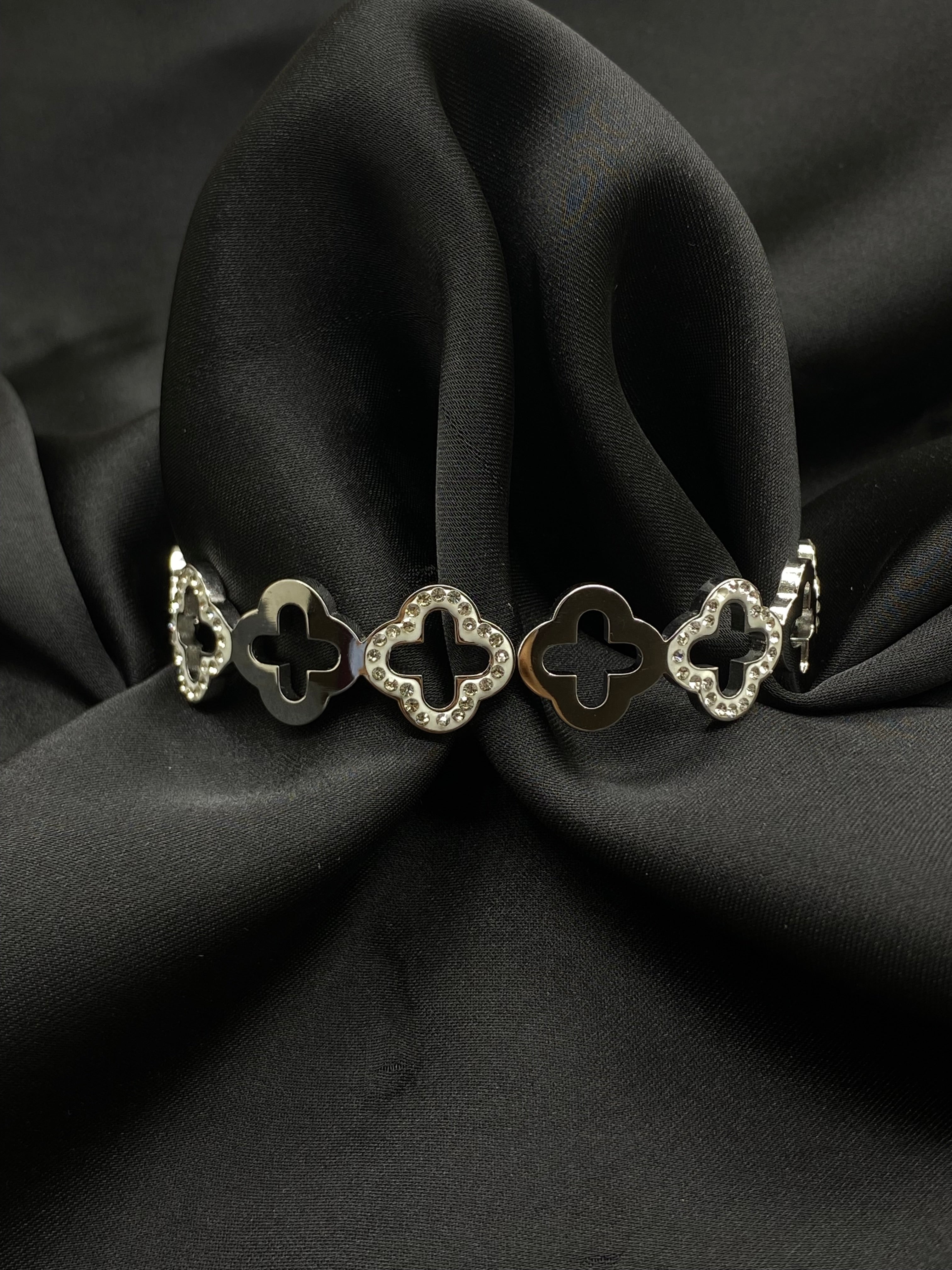 Clover Charm Statement Bracelets – Gold & Silver Edition