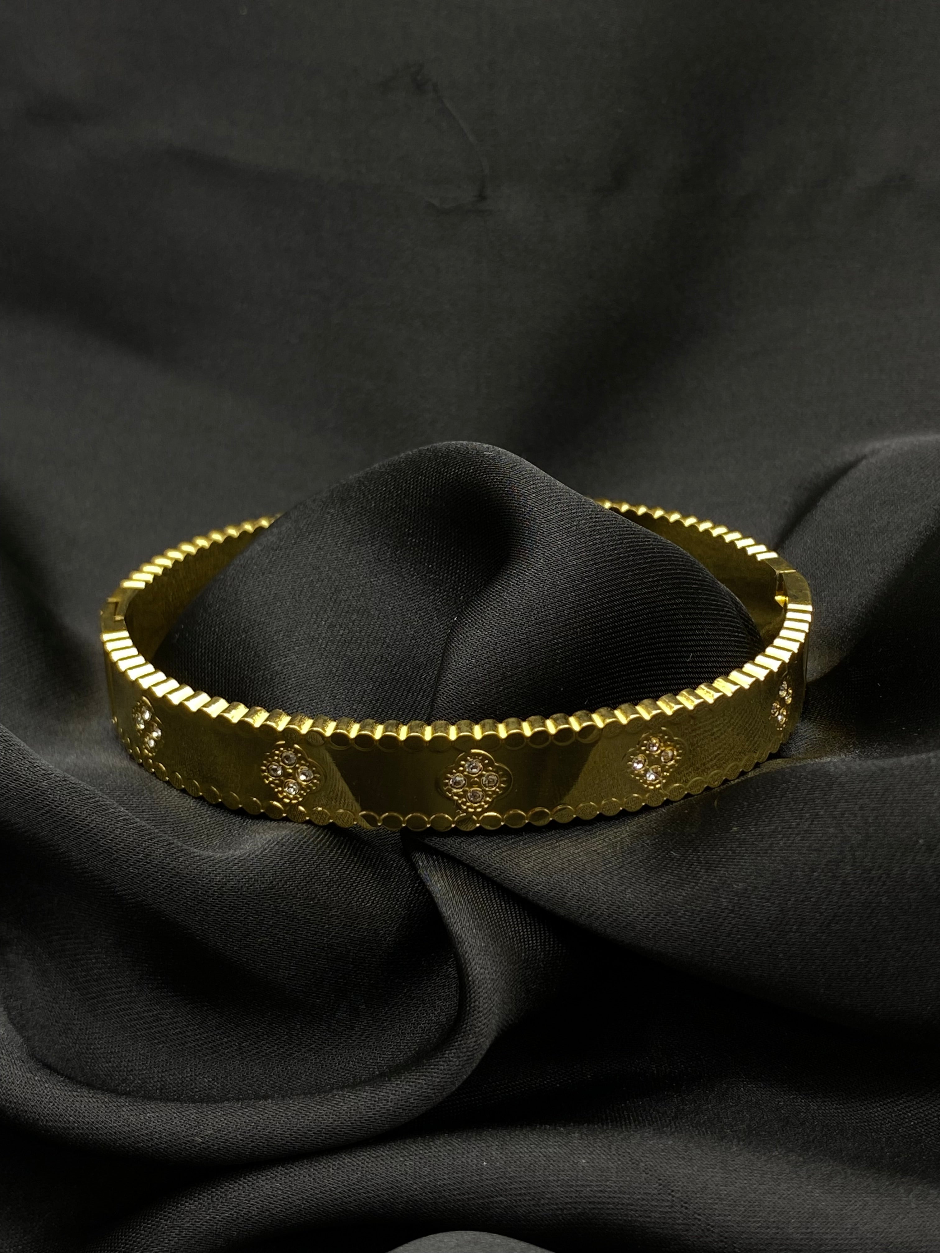 Royal Bloom Diamond Bracelets – Gold & Silver Edition