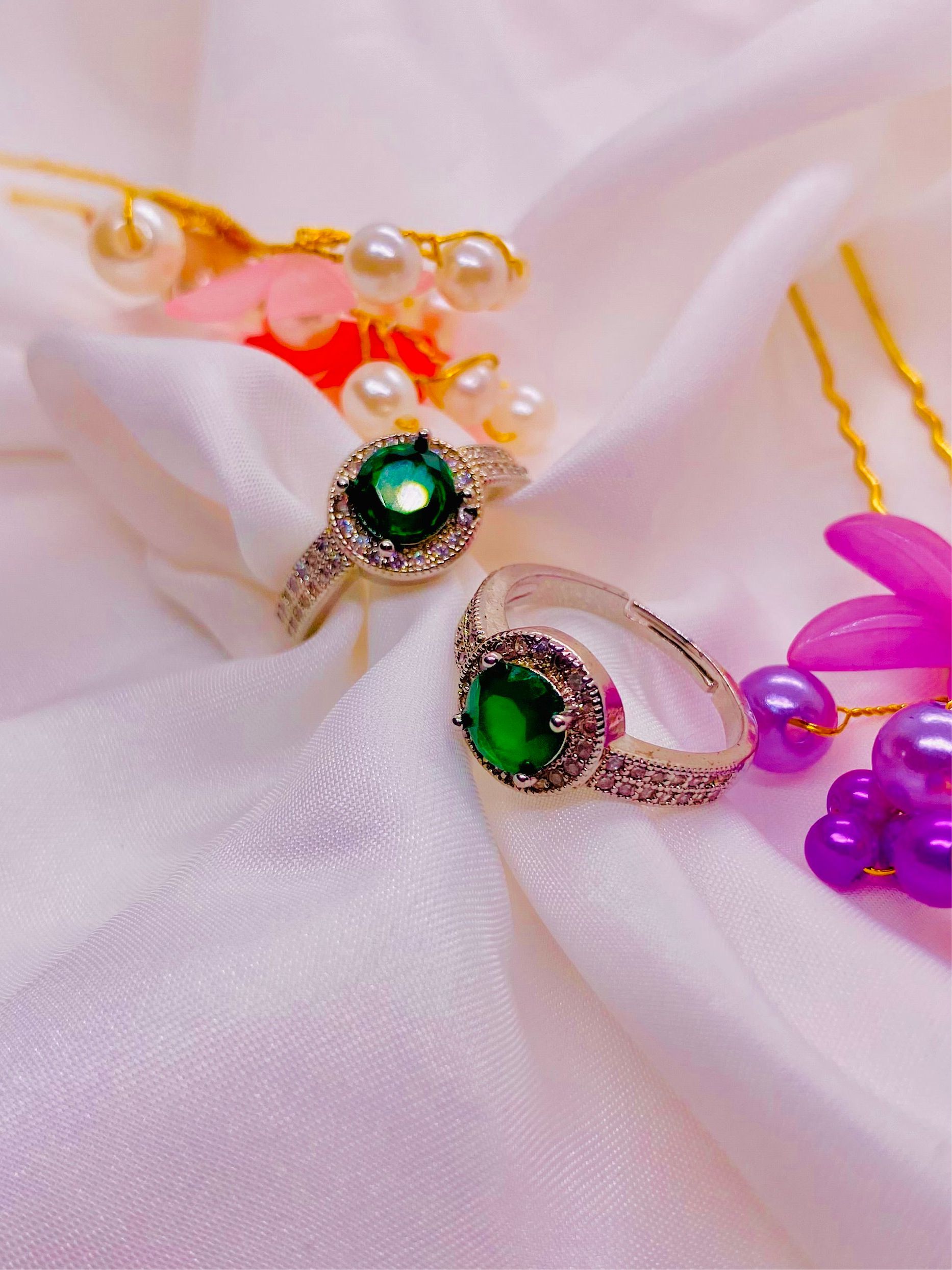 Royal Green Stone Ring