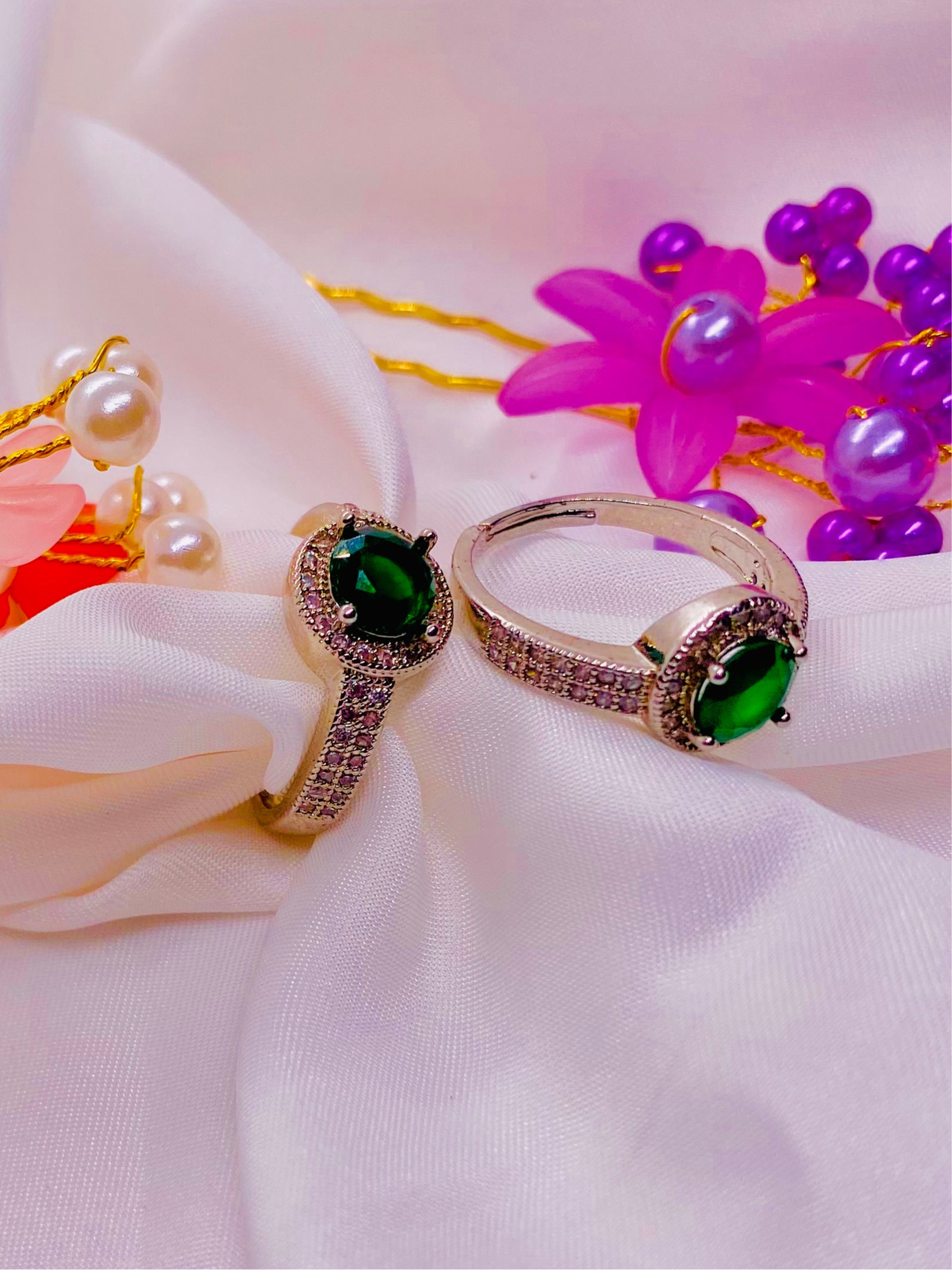 Royal Green Stone Ring