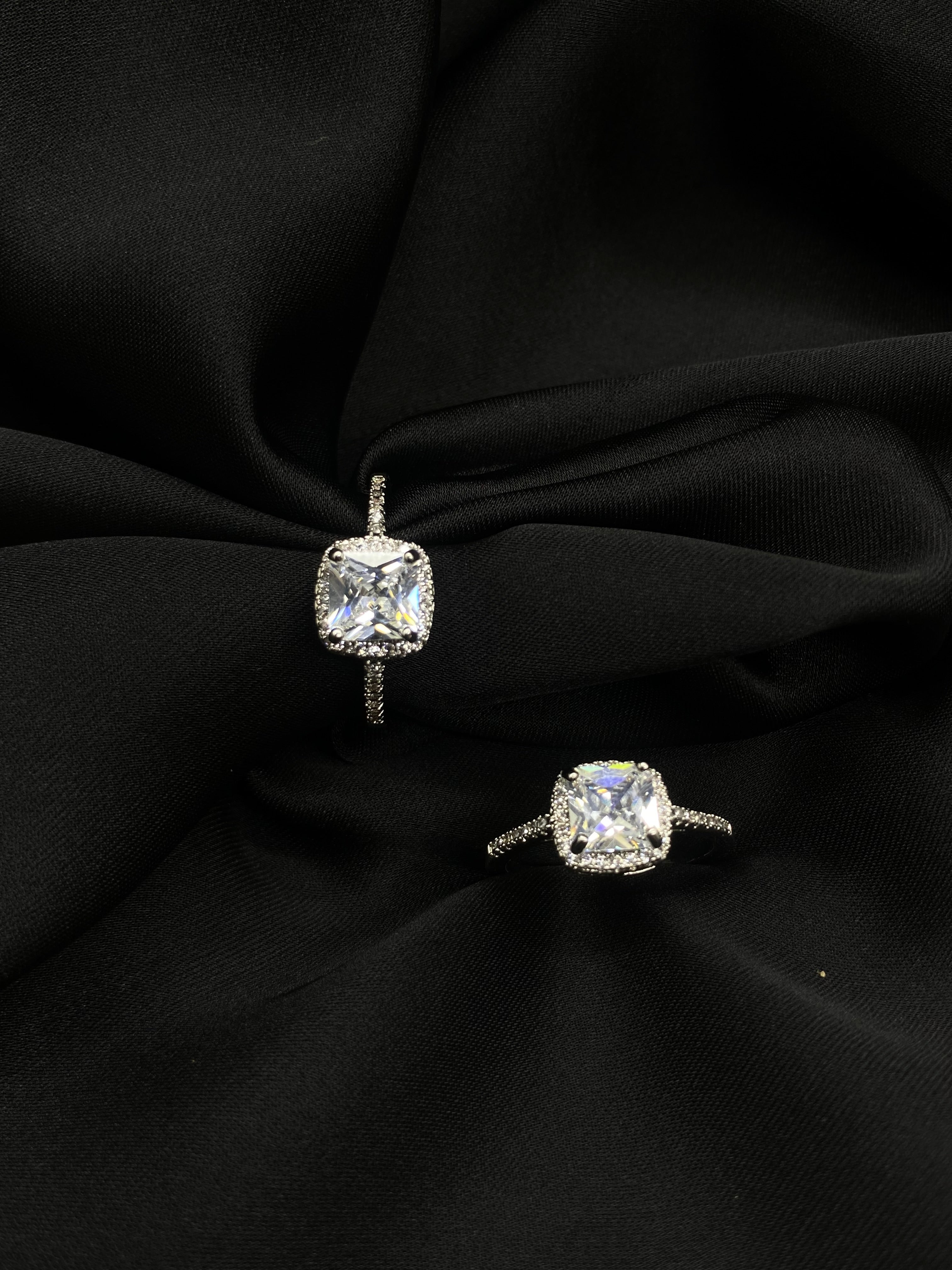 Radiant Cushion-Cut Solitaire Ring