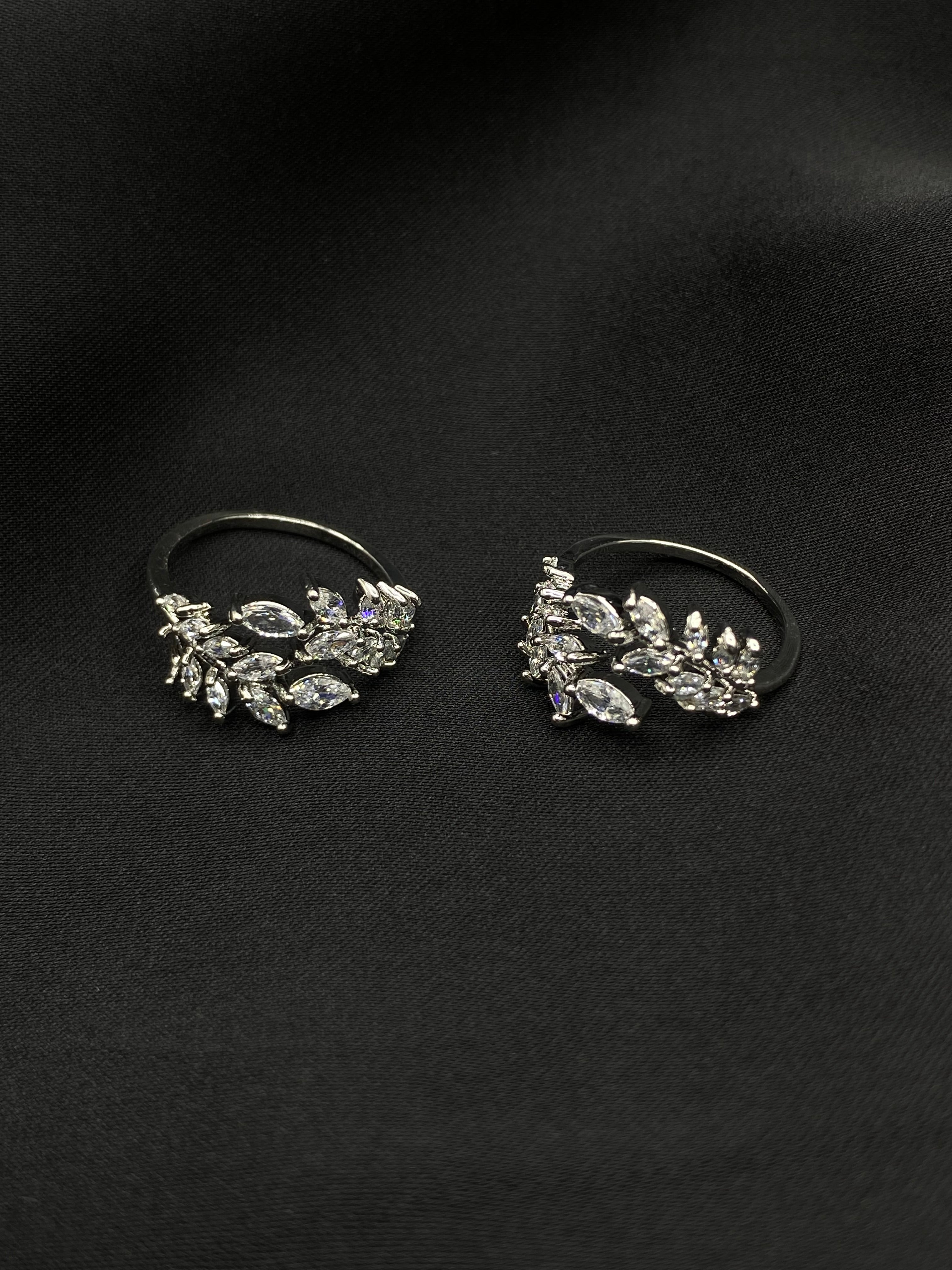Leaf-Inspired Diamond Ring