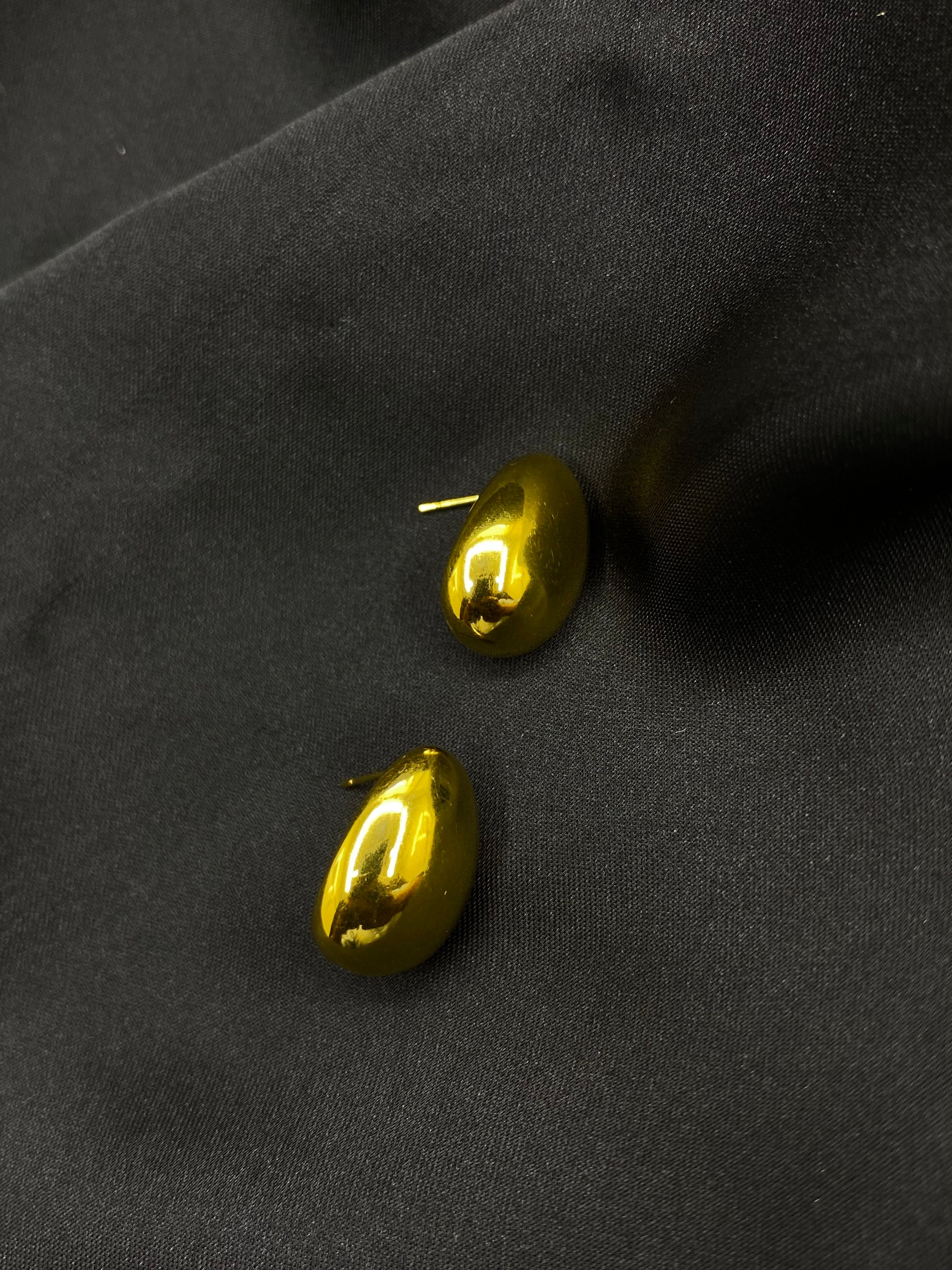 Golden Teardrop Earrings