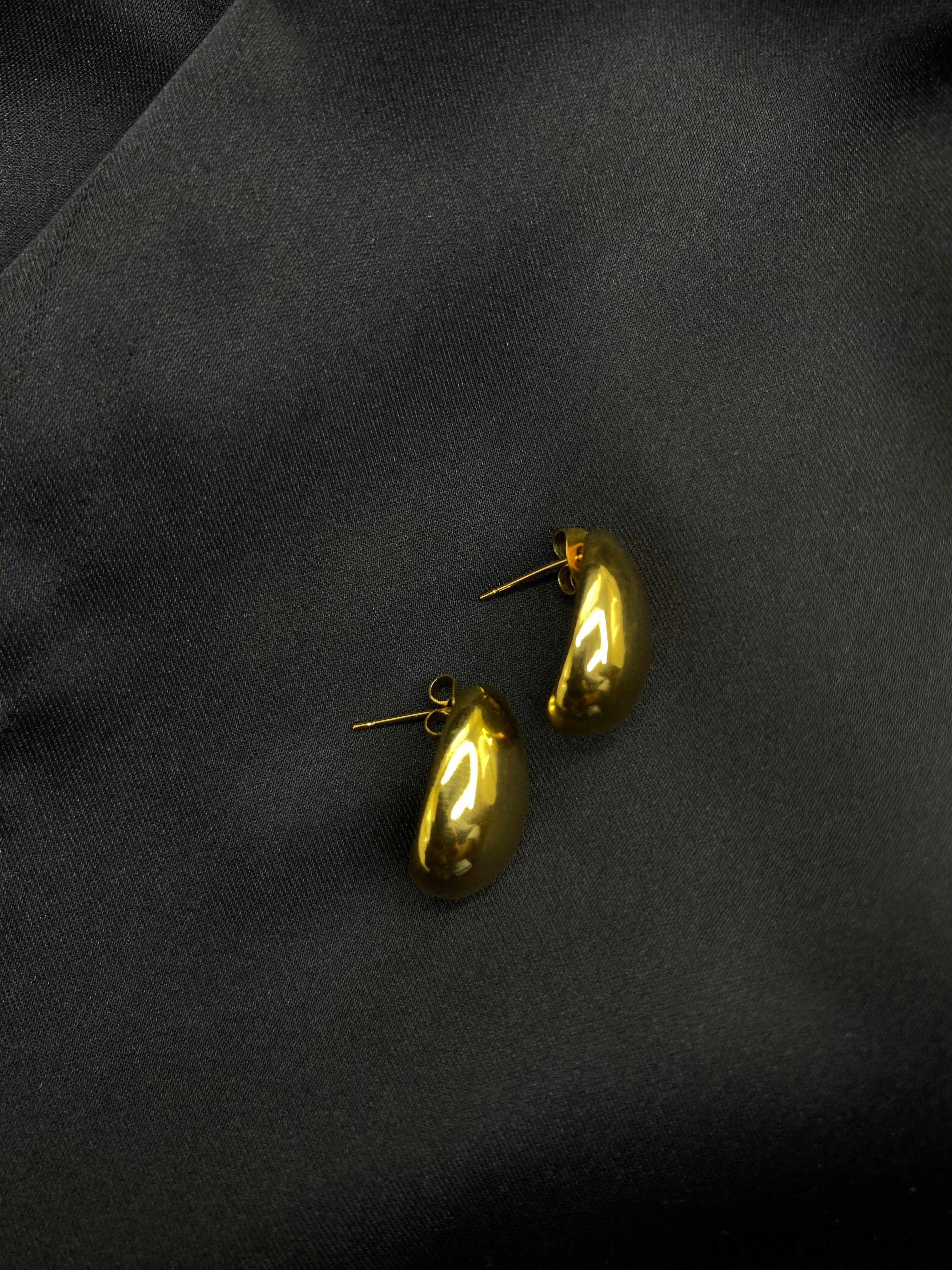Golden Teardrop Earrings