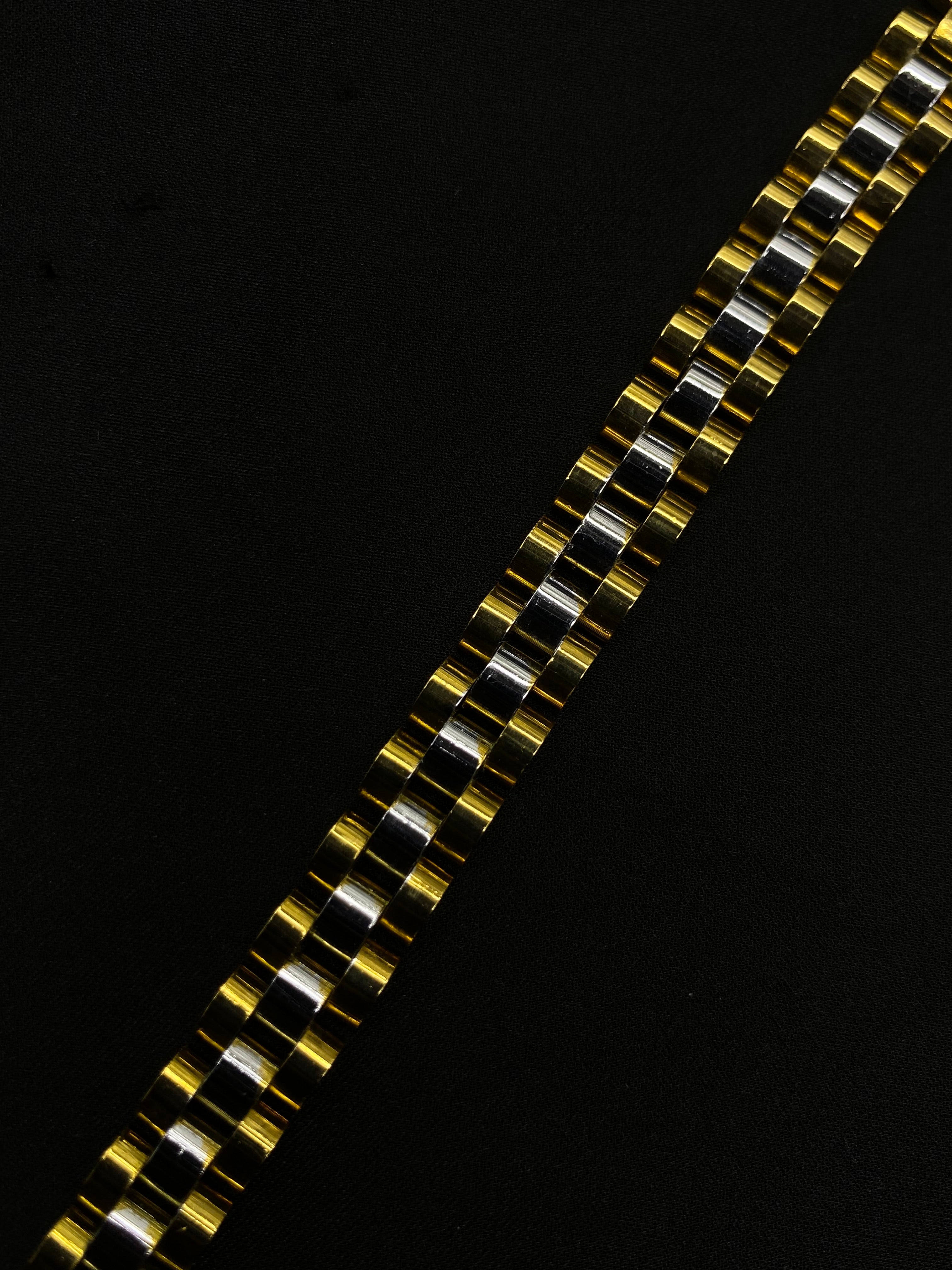 Two-Tone Jubilee Style Watch Bracelet