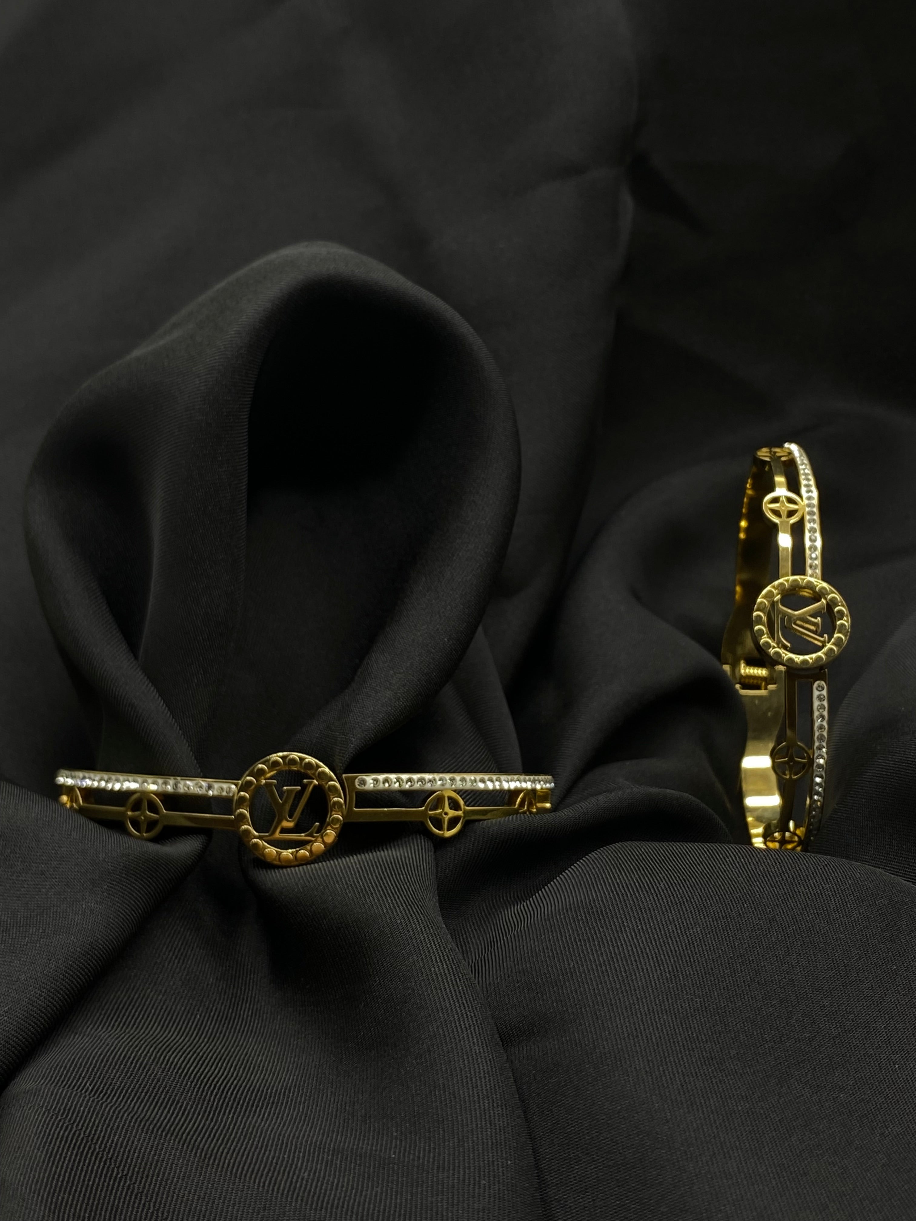Elegant Gold Louis Vuitton Bracelet