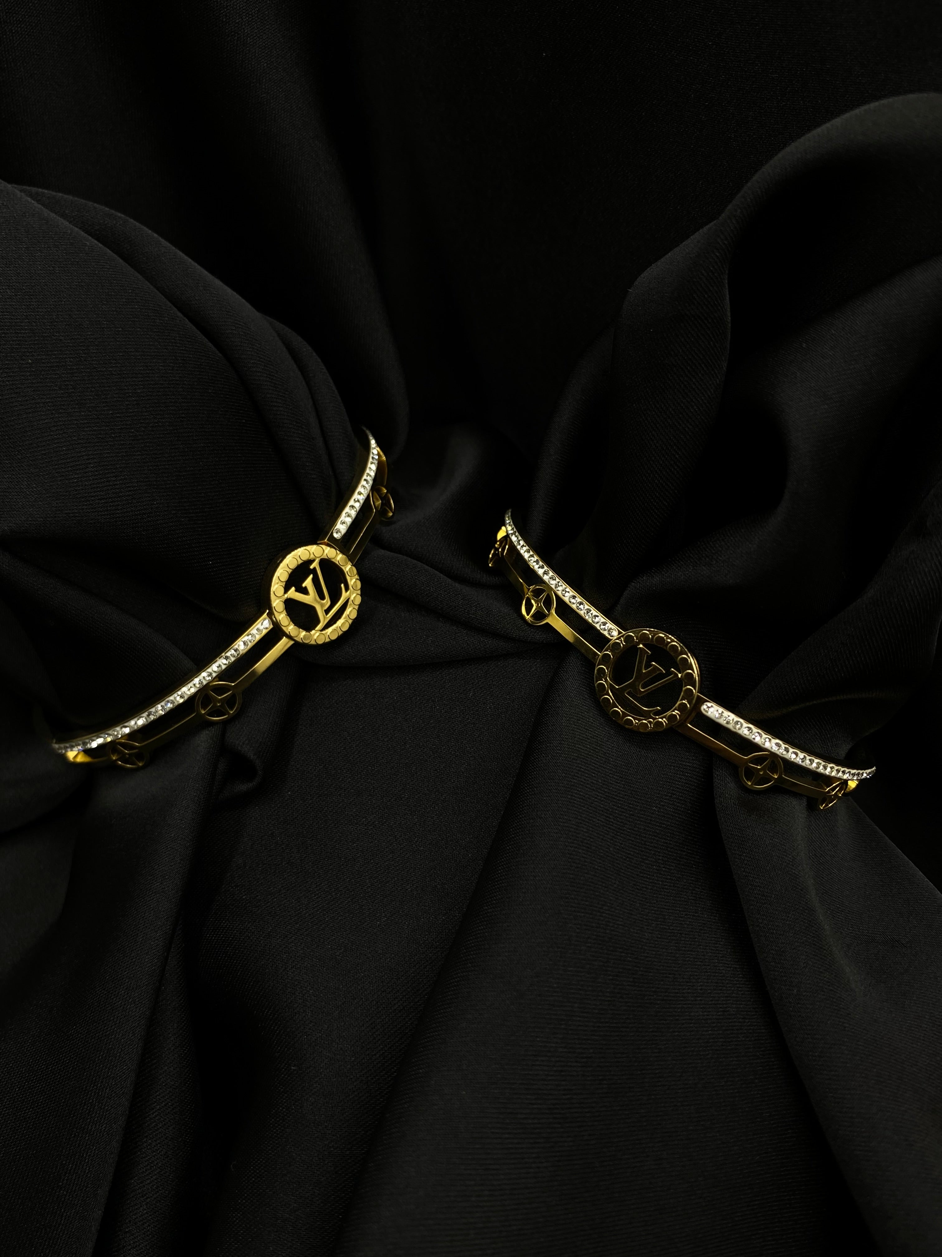 Elegant Gold Louis Vuitton Bracelet