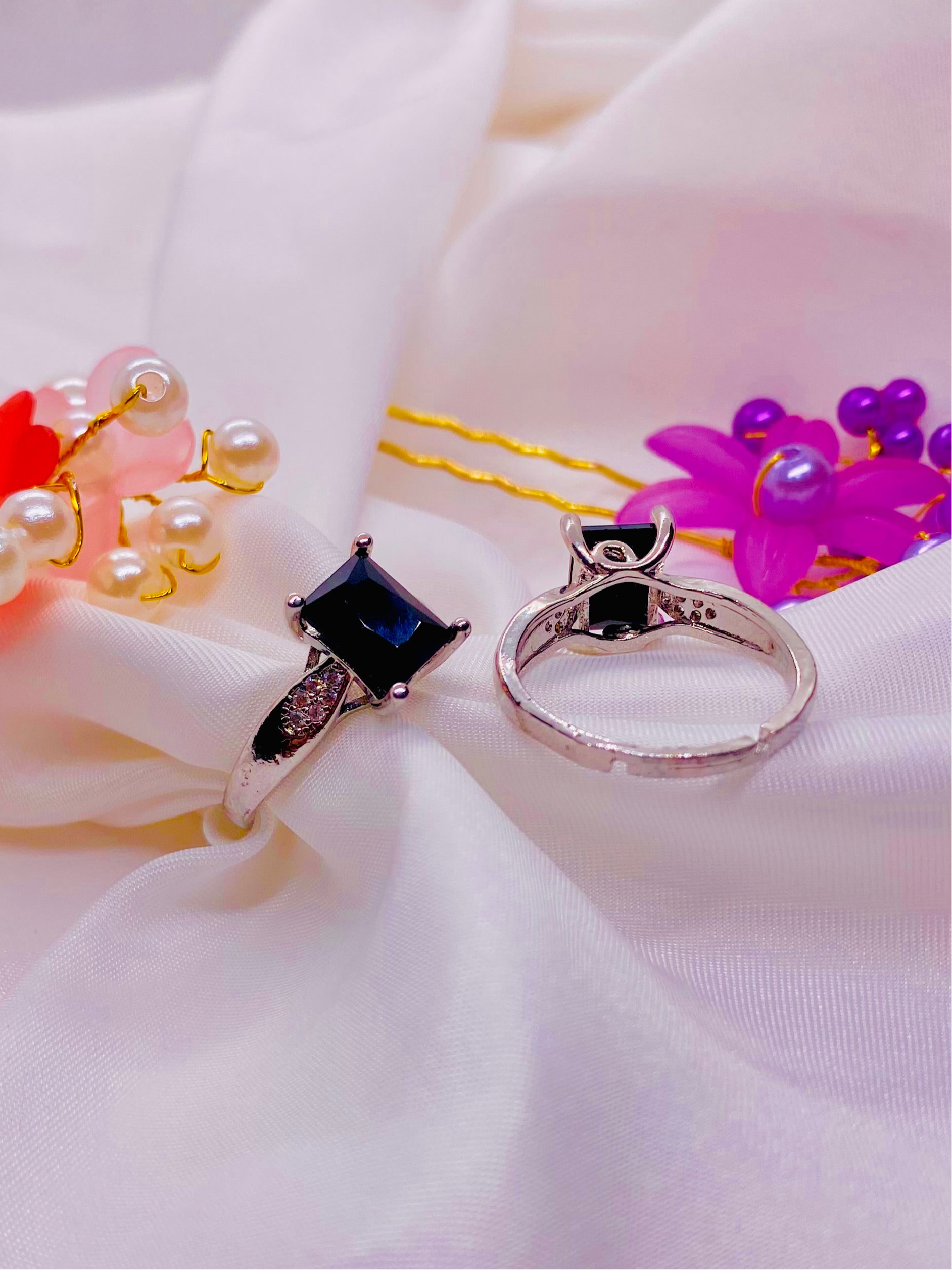 Elegant Black Stone Ring