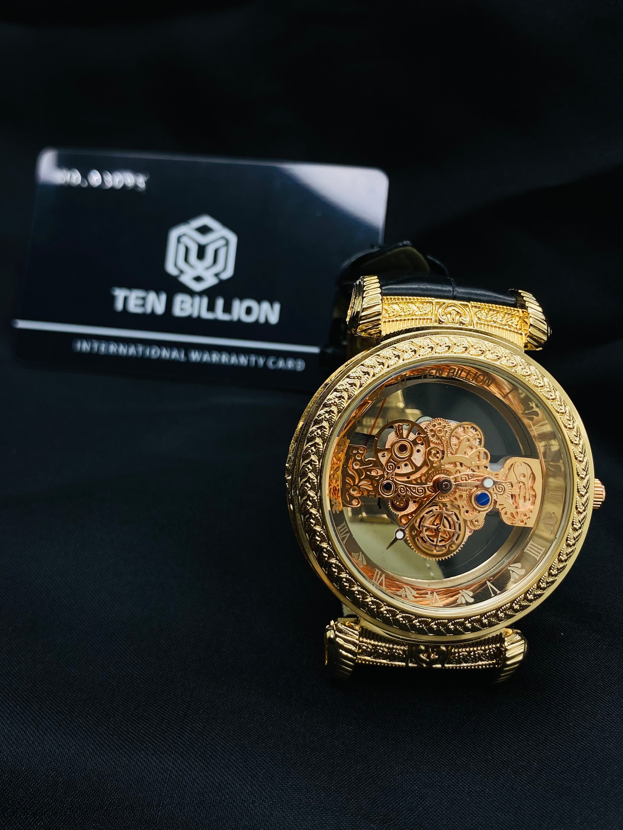 Ten Billion Golden Skeleton Watch – Power in Every Detail