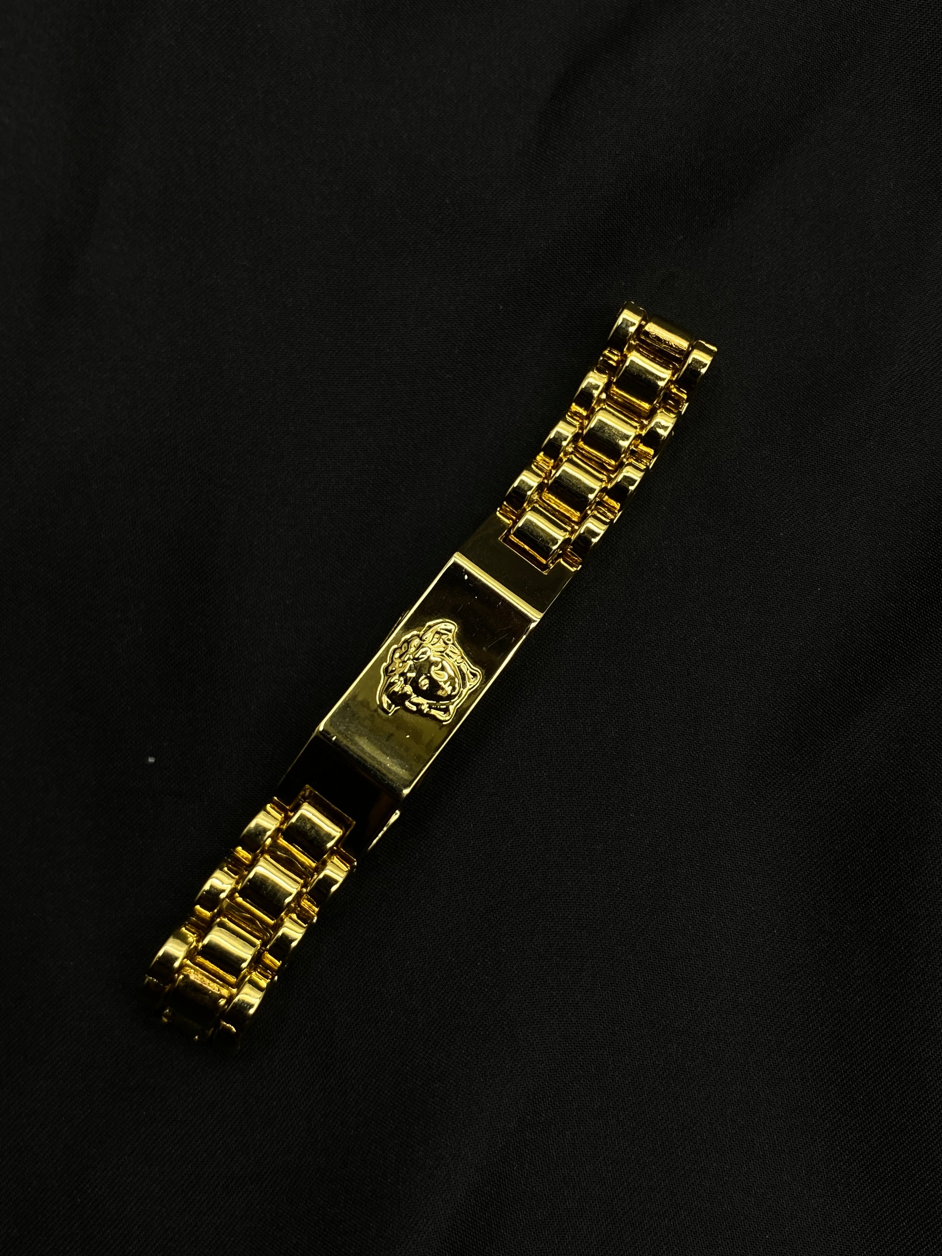 Versace Gold-Plated Medusa Bracelet