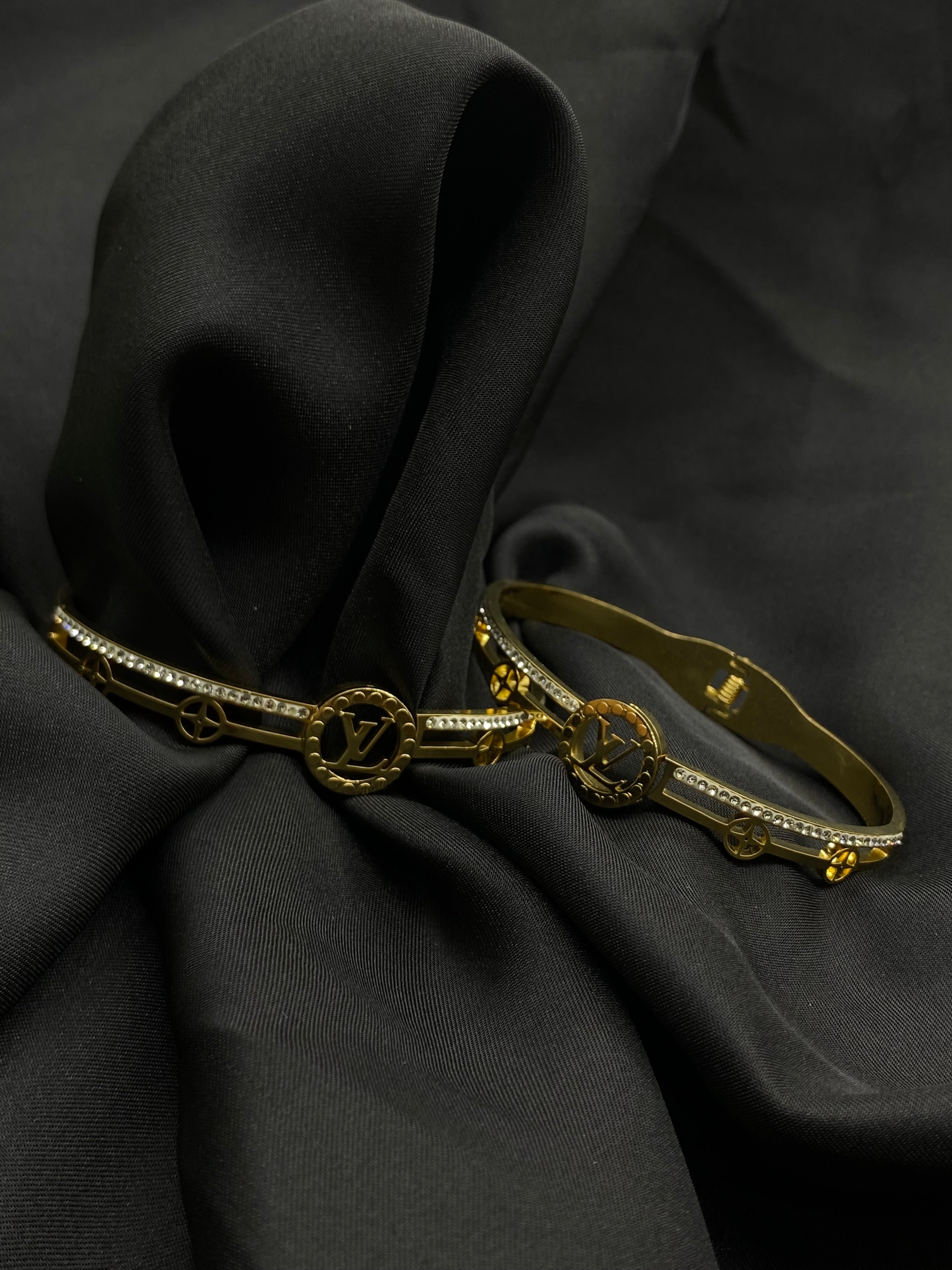 Elegant Gold Louis Vuitton Bracelet
