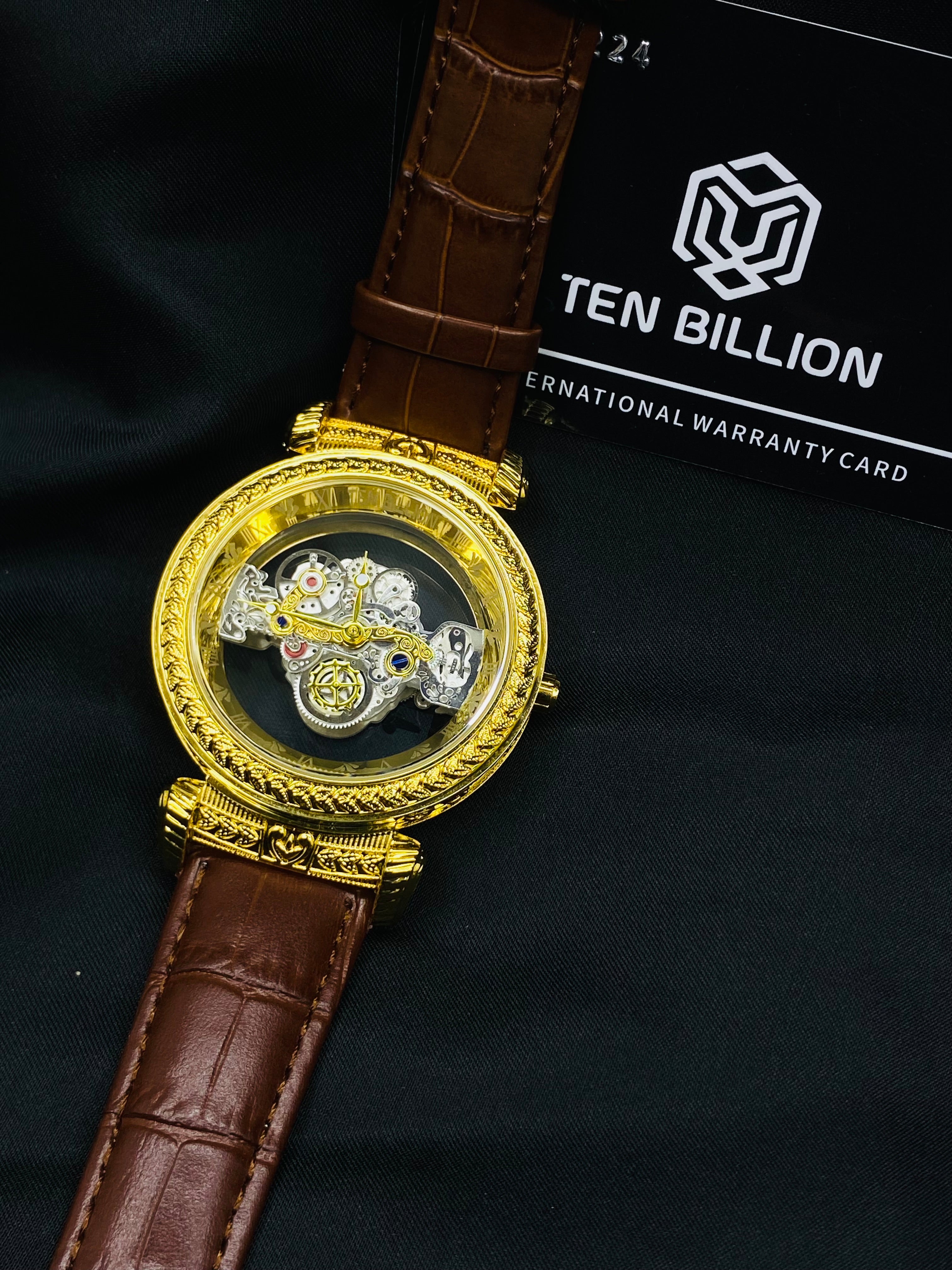 Ten Billion Gold Skeleton Watch – Luxury That Speaks Loud