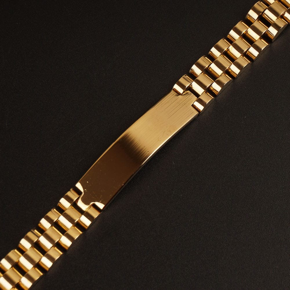Classic Gold-Plated Link Bracelet
